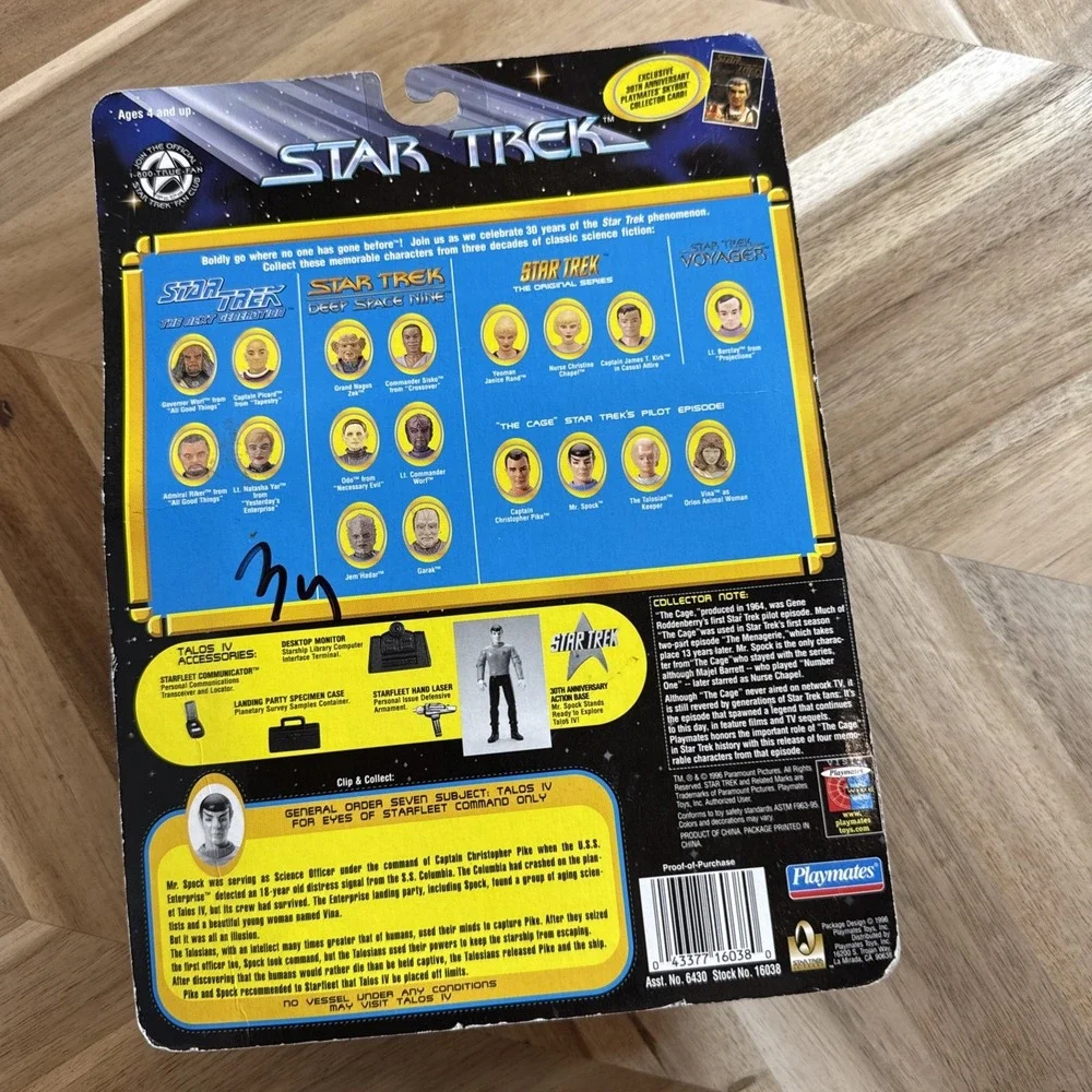 Vintage New Star Trek Mr. Spock 30th Anniversary Edition 1996 Playmates‎